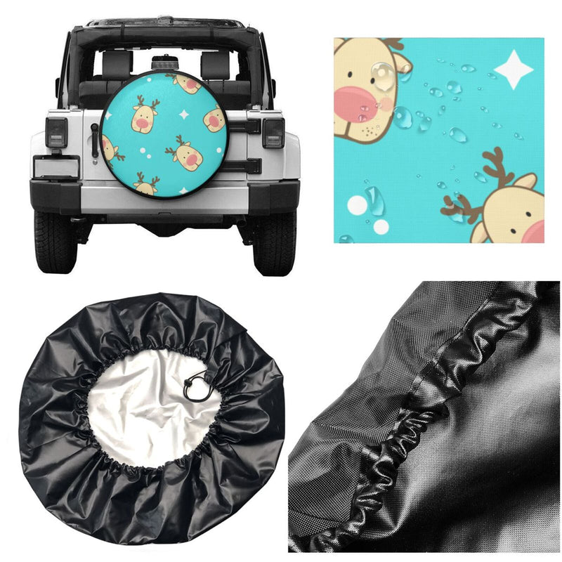 Spare Tire Cover For Rv Trailer Waterproof Wheel Cover Fit For Rv Suv Truck Travel Trailer N059