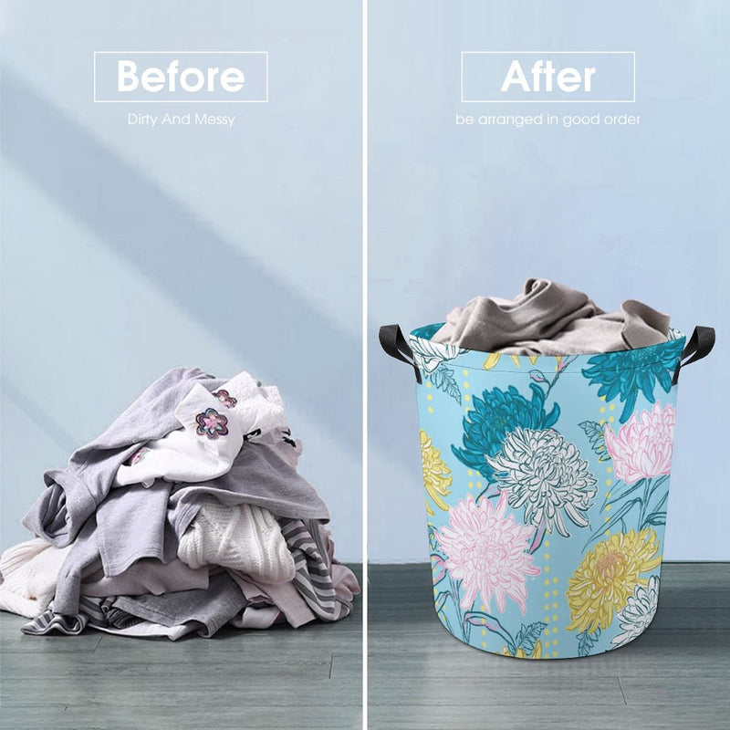 Waterproof Foldable Clothes Laundry Basket B056