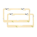 Personalise License Plate Frame for Men Women Car Universal Stainless Steel Accessories D069