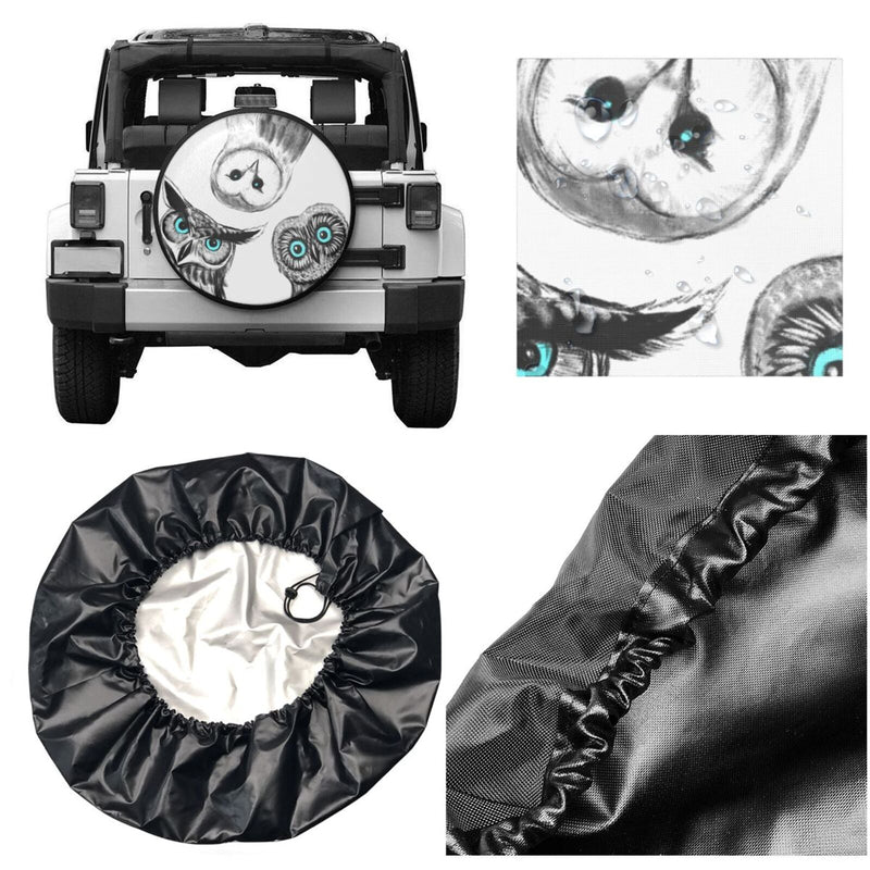 Spare Tire Cover For Rv Trailer Waterproof Wheel Cover Fit For Rv Suv Truck Travel Trailer N080