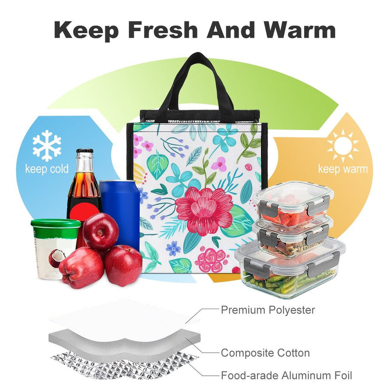 Lunch Bag for Men Women Portable Handbag for Work Picnic L054