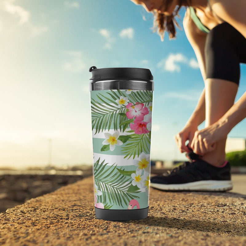 Stainless Steel Tumbler Sport Drink Bottle Travel Mug 380L T012