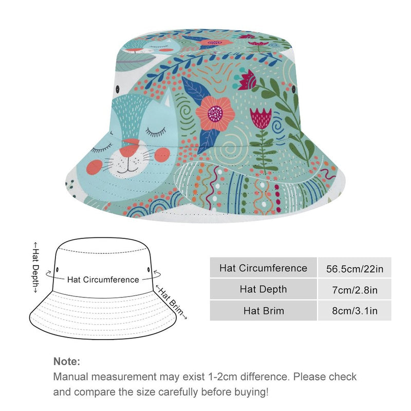 Bucket Hats Fisherman Sun Cap for Women Men H080