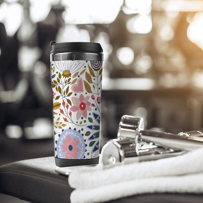 Stainless Steel Tumbler Sport Drink Bottle Travel Mug 380L T075