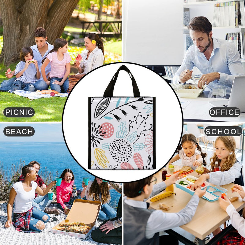 Lunch Bag for Men Women Portable Handbag for Work Picnic L069