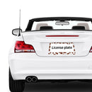 Personalise License Plate Frame for Men Women Car Universal Stainless Steel Accessories D006