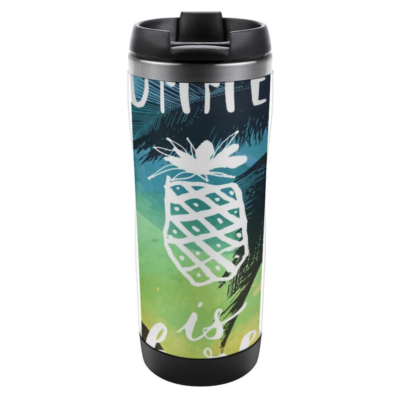 Stainless Steel Tumbler Sport Drink Bottle Travel Mug 380L T028