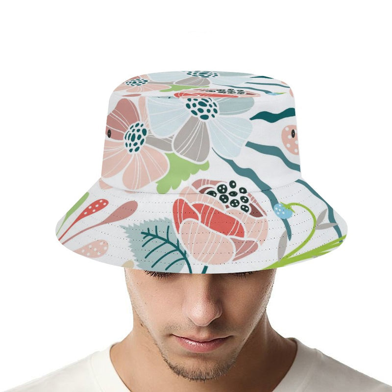 Bucket Hats Fisherman Sun Cap for Women Men H071