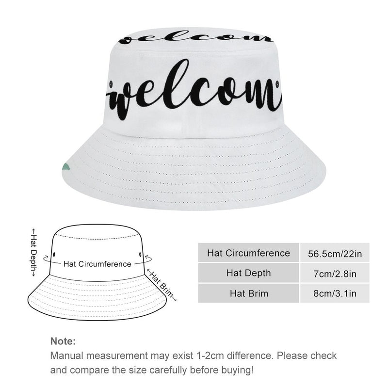 Bucket Hats Fisherman Sun Cap for Women Men H029