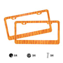 Personalise License Plate Frame for Men Women Car Universal Stainless Steel Accessories D023