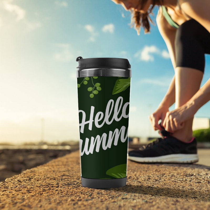 Stainless Steel Tumbler Sport Drink Bottle Travel Mug 380L T025