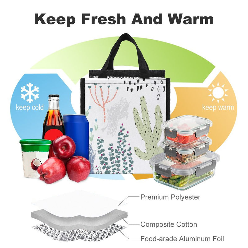 Lunch Bag for Men Women Portable Handbag for Work Picnic L037