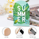 2 Pcs Wood Book Ends Non-Skid Book Stand B022