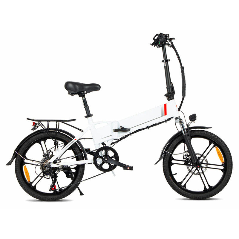 48V 350W City Electric Bike E-Bike for Adults - White