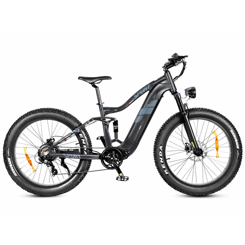 48V 1200W Off-Road Electric Bike Adults E-Bike for Outdoor Sport - Black