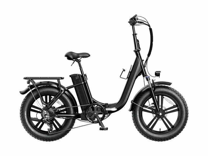 Electric Bike for Adults 500W Foldable Ebike with 48V 15Ah Removable Battery Black