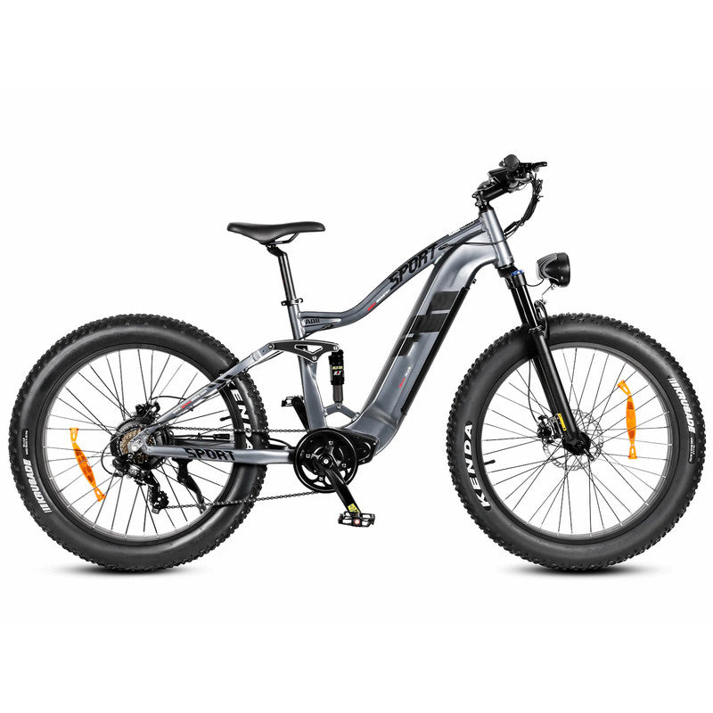 48V 1200W Off-Road Electric Bike Adults E-Bike for Outdoor Sport - Gray