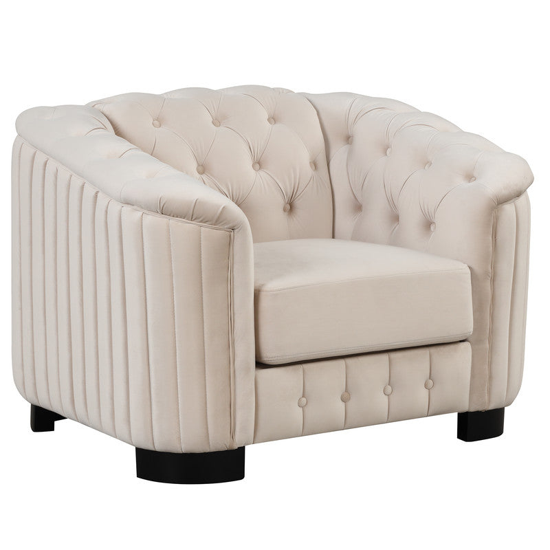 41.5 Inch Modern Single Sofa Chair with Thick Removable Seat Cushion