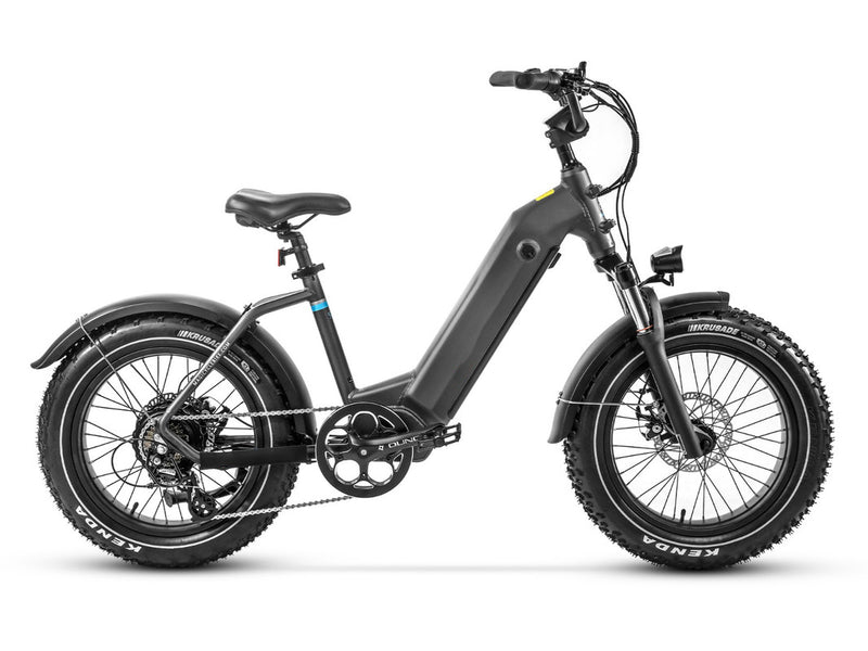 Electric Bike Ocelot Step Thru Fat Tire Ebike Space Gray