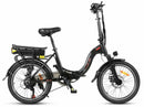 Folding City Electric Bike Adults Commuter E-Bike - Black