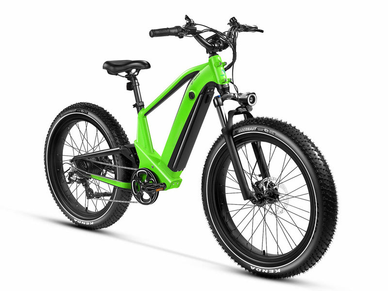 Electric Bike SUV Deer Full Suspension Ebike Neon Green