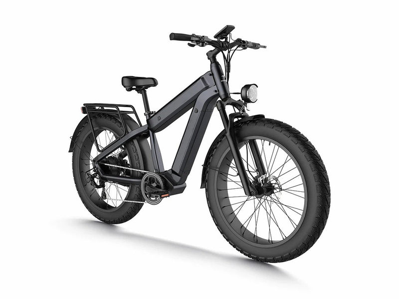 Fashion E-Bike Dual Battery Off-road Electric Bike Rhino for Outdoor Grey 1000W 48V 15Ahx2