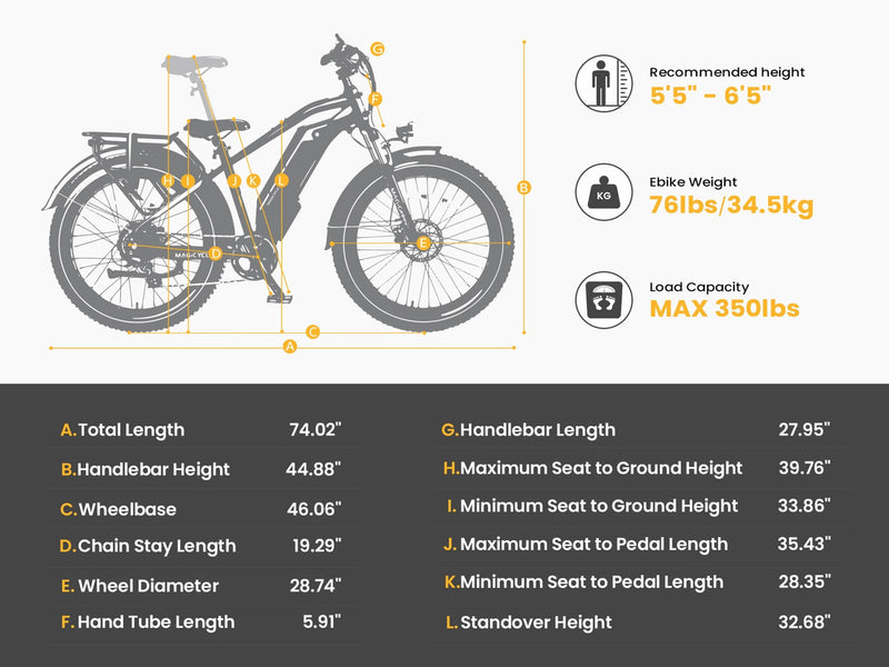 52V 20Ah Cruiser Pro Step-Over Electric Mountain Bike