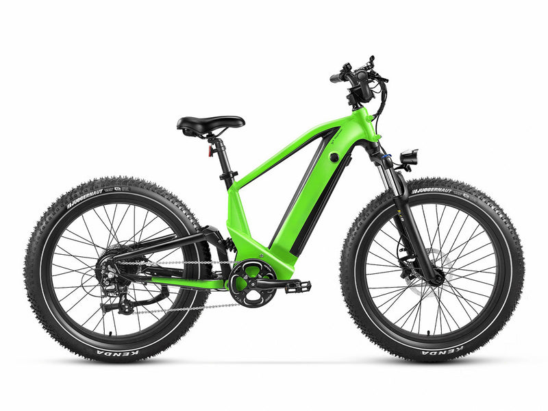 Electric Bike SUV Deer Full Suspension Ebike Neon Green