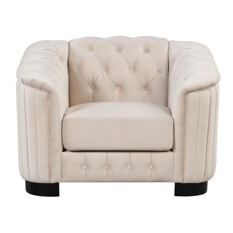 41.5 Inch Modern Single Sofa Chair with Thick Removable Seat Cushion