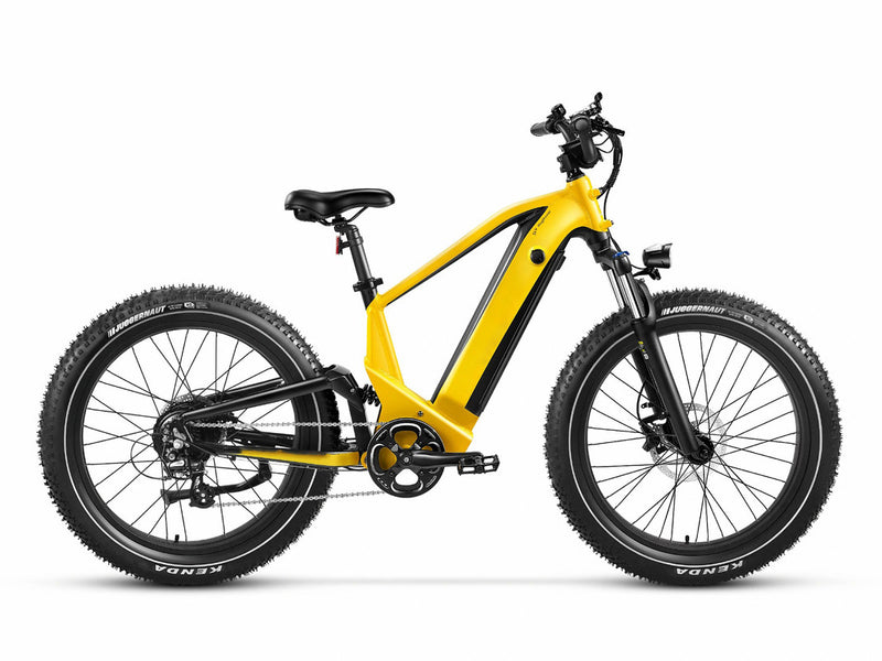 Electric Bike SUV Deer Full Suspension Ebike Dawn Yellow