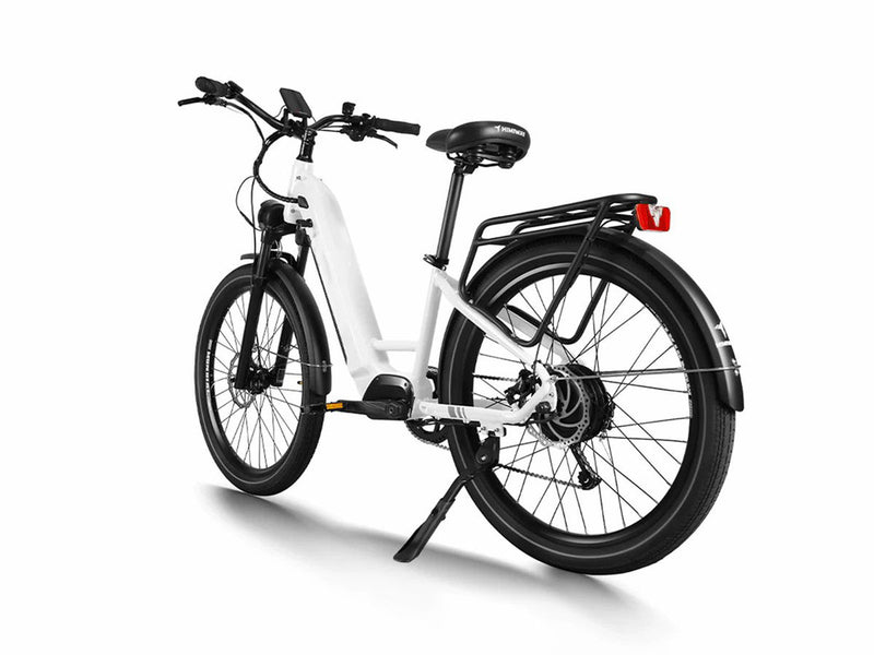 Fashion E-Bike Electric City Commuter Bike White 500W 48V 15Ah