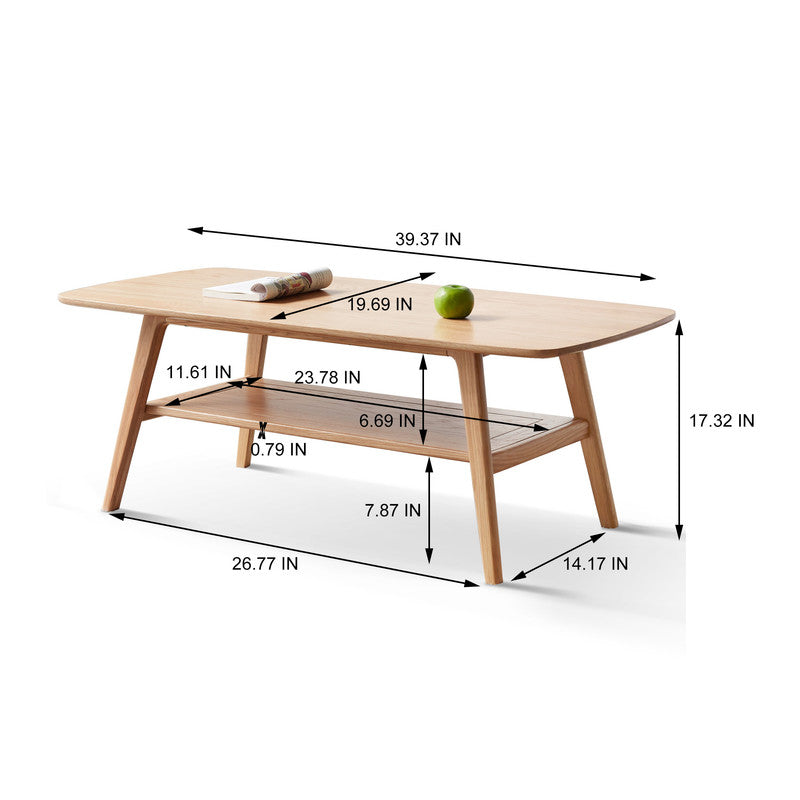 100% Solid Wood Top Plate Desk Coffee Table Center Table Low Table