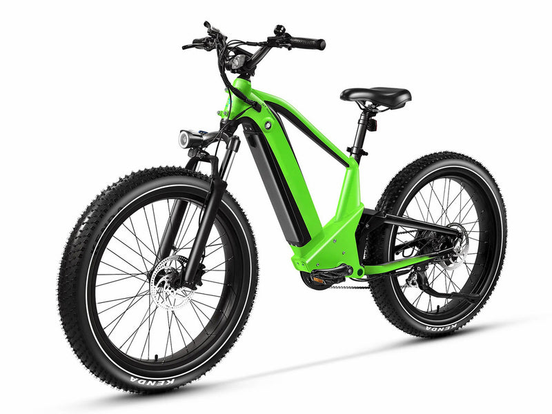 Electric Bike SUV Deer Full Suspension Ebike Neon Green