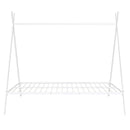 House Bed Tent Bed Frame for Kids Girls Boys No Box Spring Needed Full Size White
