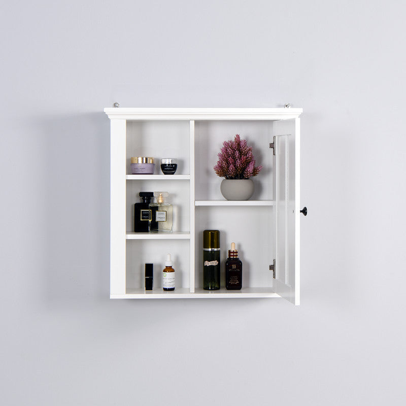 Bathroom Wooden Wall Cabinet with a Door 20.86x5.71x20 inch