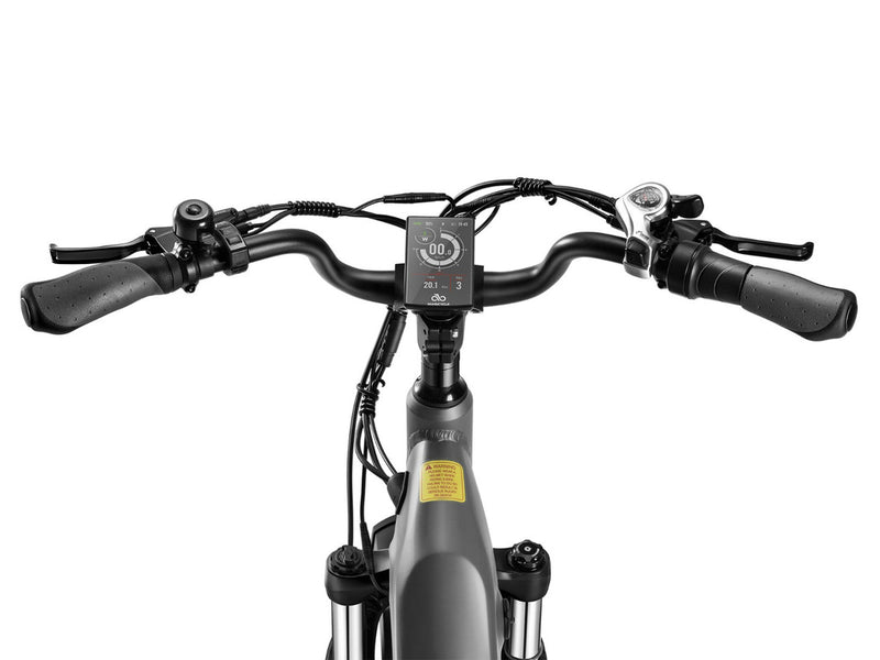 Long Range Step Thru Fat Tire Electric Bike Space Gray