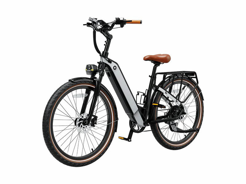 Cityrun Electric Bike 500W 48V 15Ah Removable Battery Commuter E-Bike for Adults Black