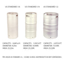 Beer Kegerator - Dual Tap Draft Beer Dispenser and Universal Beverage Cooler