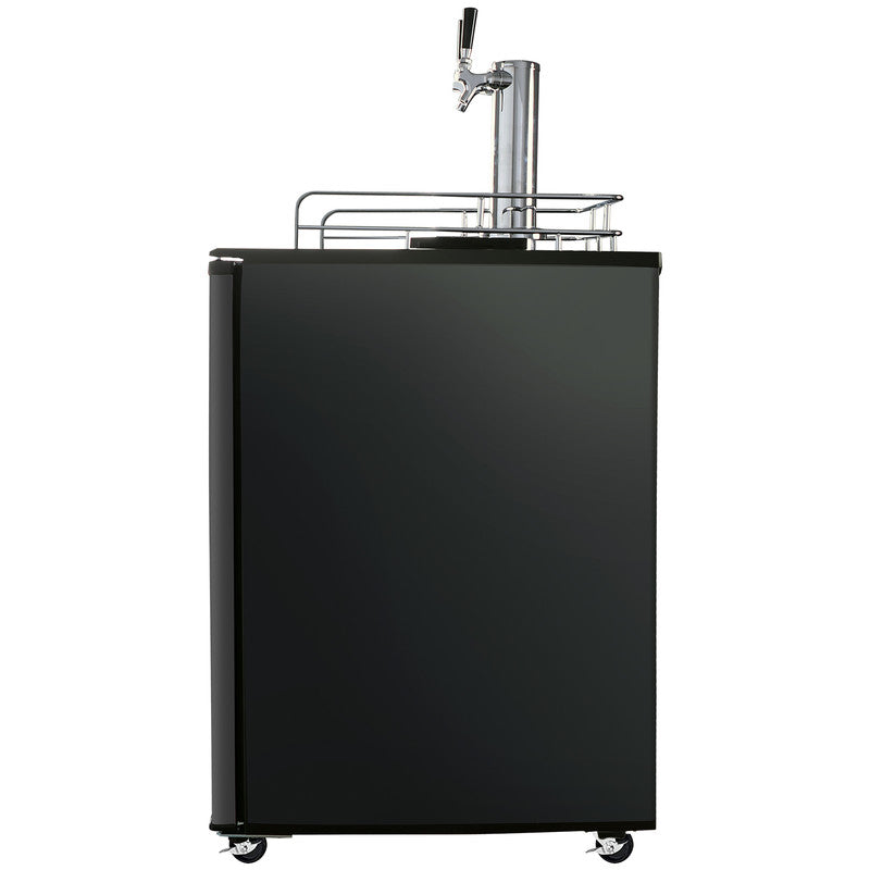 Beer Kegerator - Dual Tap Draft Beer Dispenser and Universal Beverage Cooler