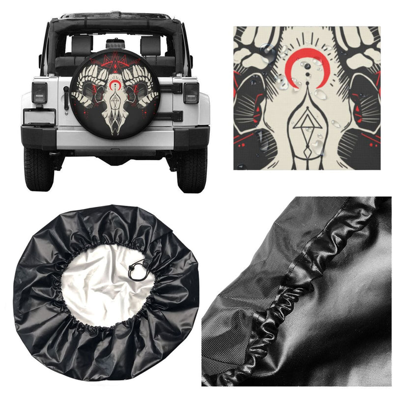 Spare Tire Cover For Rv Trailer Waterproof Wheel Cover Fit For Rv Suv Truck Travel Trailer N052