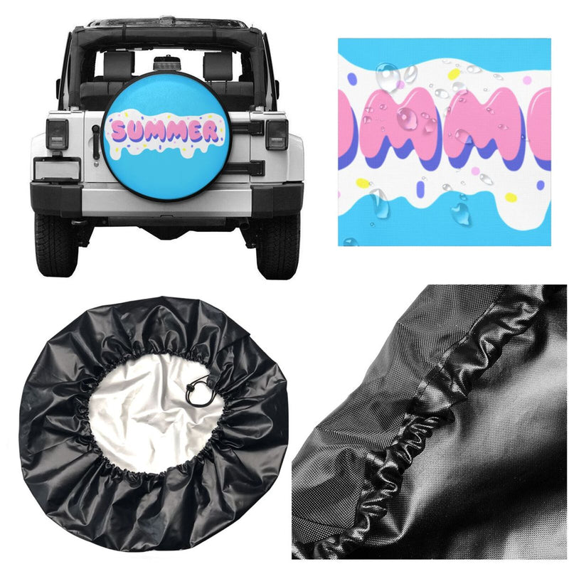 Spare Tire Cover For Rv Trailer Waterproof Wheel Cover Fit For Rv Suv Truck Travel Trailer N128