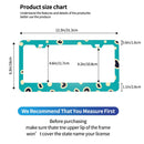 Personalise License Plate Frame for Men Women Car Universal Stainless Steel Accessories D080