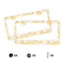 Personalise License Plate Frame for Men Women Car Universal Stainless Steel Accessories D059