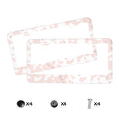 Personalise License Plate Frame for Men Women Car Universal Stainless Steel Accessories D009