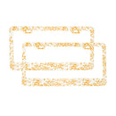 Personalise License Plate Frame for Men Women Car Universal Stainless Steel Accessories D059