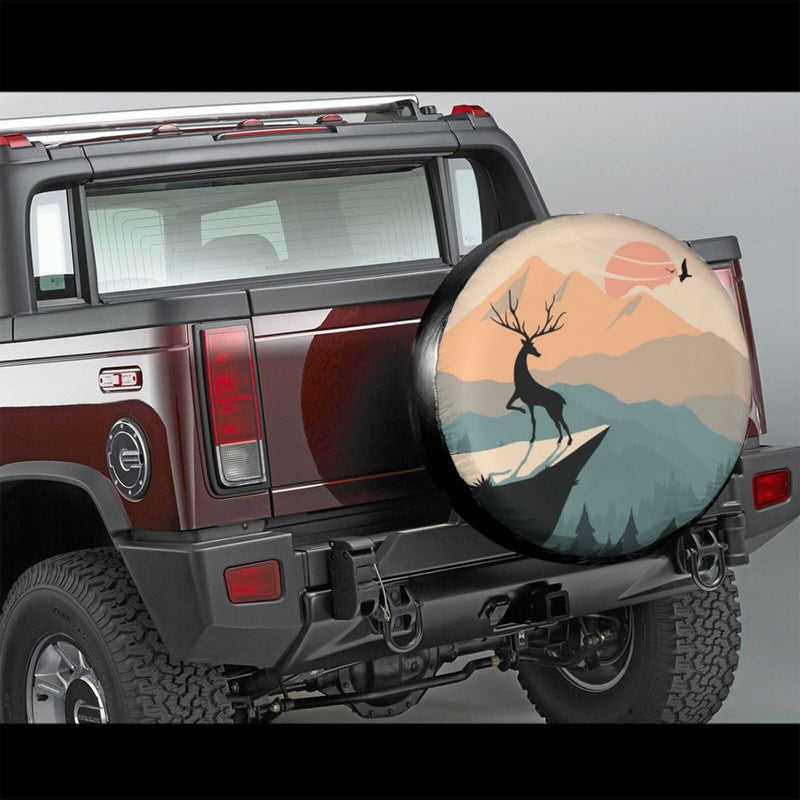 Spare Tire Cover For Rv Trailer Waterproof Wheel Cover Fit For Rv Suv Truck Travel Trailer N085