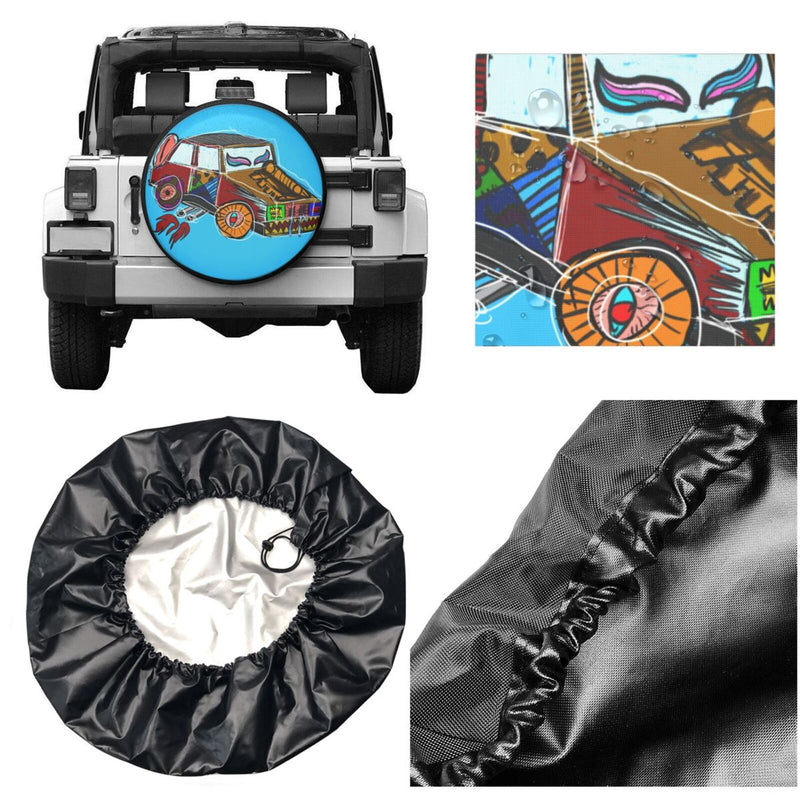 Spare Tire Cover For Rv Trailer Waterproof Wheel Cover Fit For Rv Suv Truck Travel Trailer N032