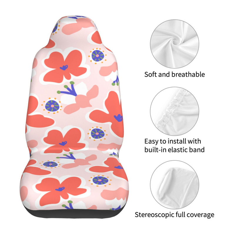 Car Seat Covers Front Auto Seat Cover Universal fit for Car SUV Truck S071 - One Size