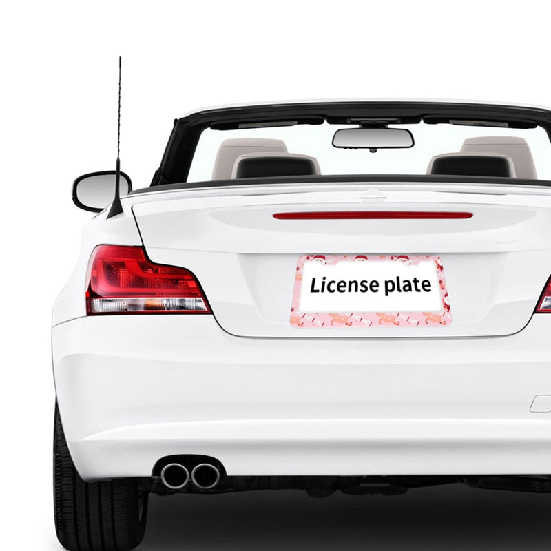 Personalise License Plate Frame for Men Women Car Universal Stainless Steel Accessories D033