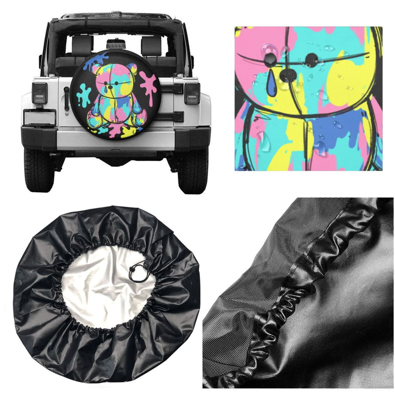 Spare Tire Cover For Rv Trailer Waterproof Wheel Cover Fit For Rv Suv Truck Travel Trailer N117